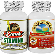 Proactive Natural Kanabo Youthful Prostate Remedy - Kananbo Stamina & Prosta Juven, 2 x 60 tabs