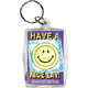 Keyper Keychains Condom 'Have a nice lay' - Condom smiley face, 