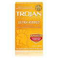 Trojan Ribbed Spermicidal - 