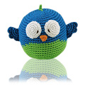 Hand Crocheted Owl Roly Poly Rattle - 