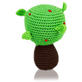 Hand Crocheted Tree Pudgy Rattle - 