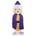 Hand Crocheted Rattle Wizard - 