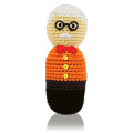 Hand Crocheted Rattle Grandfather - 