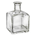 Square Decorative Glass Diffuser Bottle - 