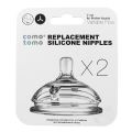 Natural Teat Variable Flow Silicone Nipples - 