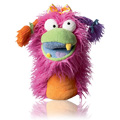 Fuzzy Wuggs Pink Puppet - 
