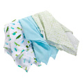 SwaddleSquare Muslin Reptiles/Dots/Blue - 