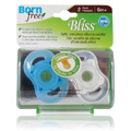 Bliss Button Pacifier Blue - 