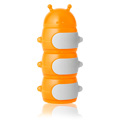 Stach Caterpillar Snack Container Orange + White - 