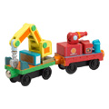 Wooden Railway Rescue Cars - 