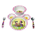 Mickey Mouse Clubhouse Minnie 4 pc feeding set