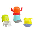 Creatures Interchangeable Bath Toy Cup Set Multicolor - 