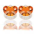 Sports orthodontic pacifier sz3, 2pk, silicone - 