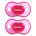 Gerber first essentials comfort fit pacifier, sz1, 2pk, silicone - 