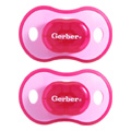 Gerber first essentials comfort fit pacifier, sz2, 2pk, silicone - 