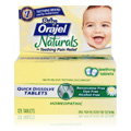 Baby Orajel Naturals Teething Tablets - 