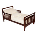 Heavenly Soft Minky Dot Toddler Bed Set Ecru - 