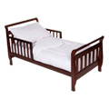 Heavenly Soft Minky Dot Toddler Bed Set White - 