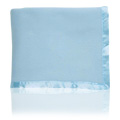 Fleece 35"" x 45"" Blanket with Satin Trim Blue - 