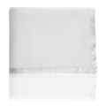 Fleece 35"" x 45"" Blanket with Satin Trim White - 