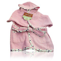 Organic Terry Baby Bath Robe Pink - 