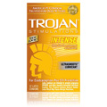 Trojan Intense Ribbed Condoms with Ultrasmooth Premium Lubricant - 