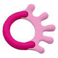 Cornstarch Hand Teether Hot Pink - 
