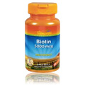 Vitamin Biotin 5,000 mcg - 