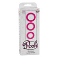 Posh Silicone Love Rings Pink - 