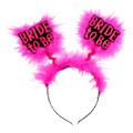Bride To Be Headband-Black/Pink - 