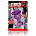 Macho Dbl Cr W/Clit Tickler WP Purple - 