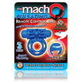 Macho Pulsating Remote Control Ring Blue - 