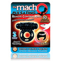 Macho Pulsating Remote Control Ring Black - 