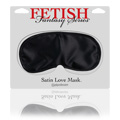 FF Love Mask Satin Blindfold Black - 