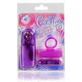 Cuddles Vibrating Cock Ring And Clit Bumper Purple - 