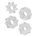 Basic Essentials Set of 4 Rings Clear - 