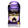 Trojan Hot Spot Vibrating Ring w/Condom - 