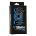 OptiMALE Vibrating Double C-Ring SLATE - 