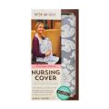 Premium Cotton Nursing Cover Chateeau Silver - 
