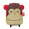 Zoo Kids Rolling Luggage Monkey - 