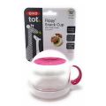 Flippy Snack Cup with Travel Cover Pink - 