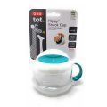 Flippy Snack Cup with Travel Cover  Teal - 