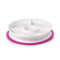 Stick & Stay Divided Plate  Pink - 