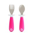 Raise Toddler Fork & Spoon Set Pink - 