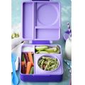 OmieBox Kids Thermos-Insulated Bento Box Purple Plum - 