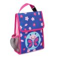 Zoo Lunch Bag w/ Flap Closure Butterfly - 
