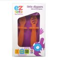 Little Dippers Silicone First Spoons Orange - 
