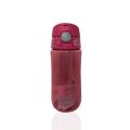 Funtainer 16 oz Plastic Hydration Bottle w/ Spout Lid Raspberry - 