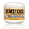 Emu Oil Cream with MSM, Aloe, & Vit C - 