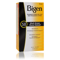 Bigen Permanent Powder Hair Color, #58 Black Brown - 